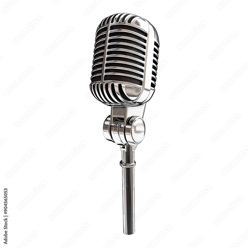 Fototapeta premium Old model microphone