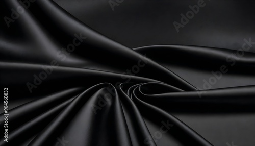 A black background with a smooth, satin finish, featuring a gentle sheen that catches the light. Multiple variations available. © Backgrounds Textures