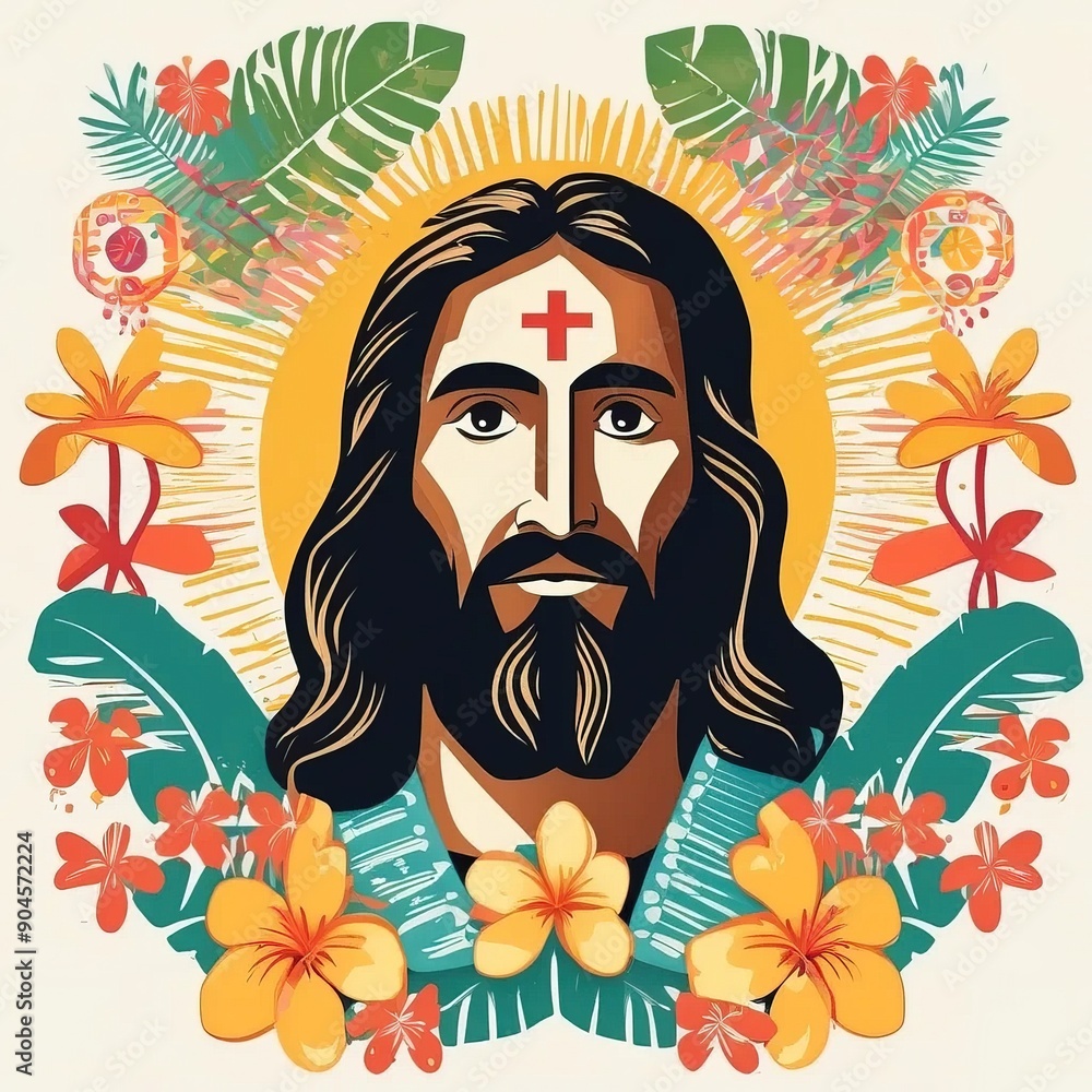 Illustration of Jesus Illustration of Jesus