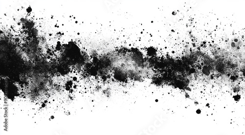 飛び散る墨汁の背景