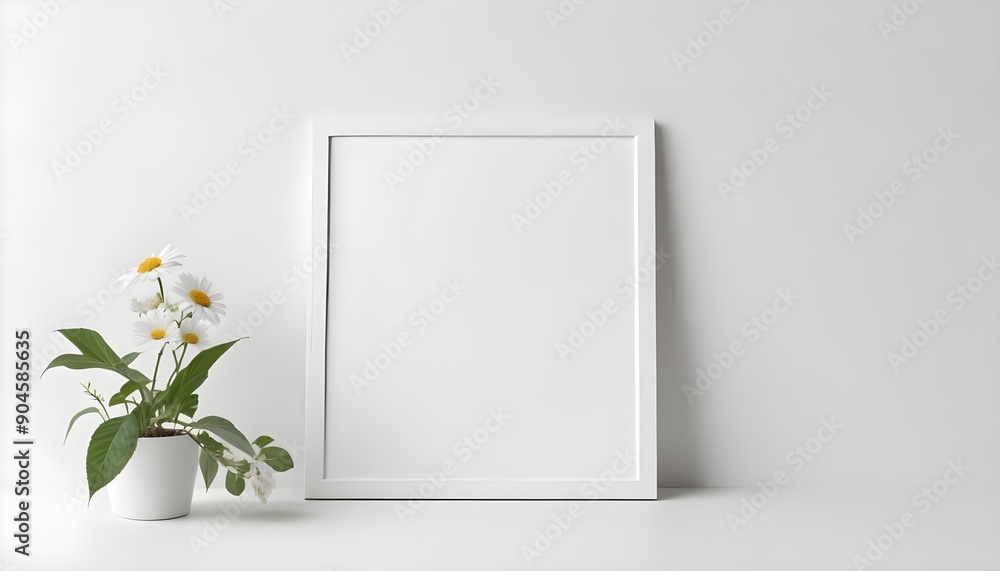 white flower frame white flower frame