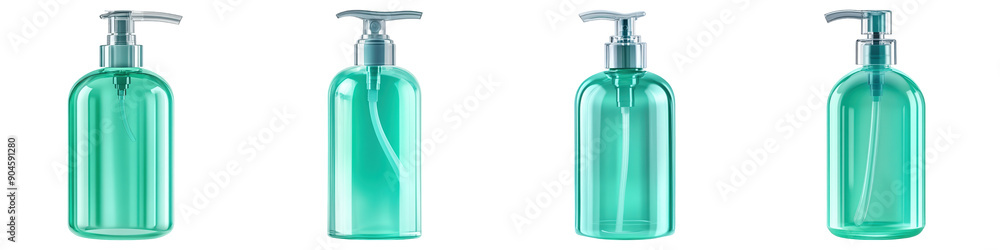 Collection of Plastic Soap Dispenser With Pump On Transparent Png Background For Bathroom And Kitchen Branding . Generative ai Collection of Plastic Soap Dispenser With Pump On Transparent Png Background For Bathroom And Kitchen Branding . Generative ai