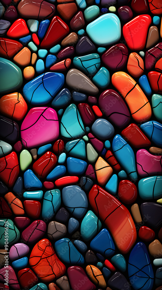 Stained glass mosaic gem abstract graphic poster background Stained glass mosaic gem abstract graphic poster background