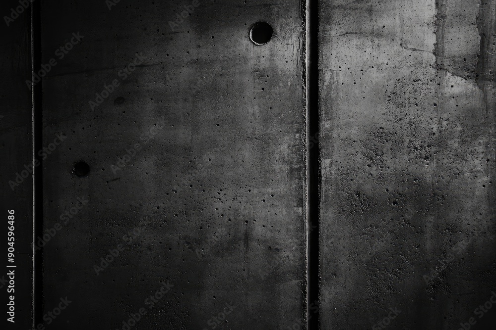 Dark grey textured concrete wall background , ai Dark grey textured concrete wall background , ai