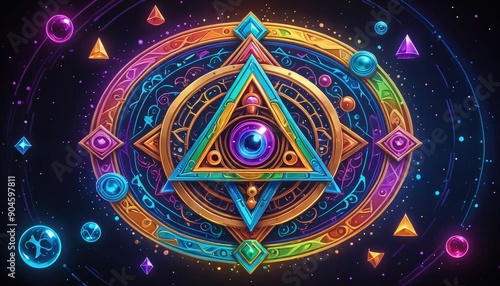 Wallpaper Mural Cosmic Eye of Magic Torontodigital.ca