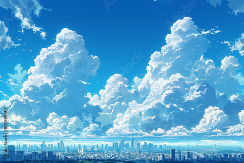 生成AI　東京のイラスト