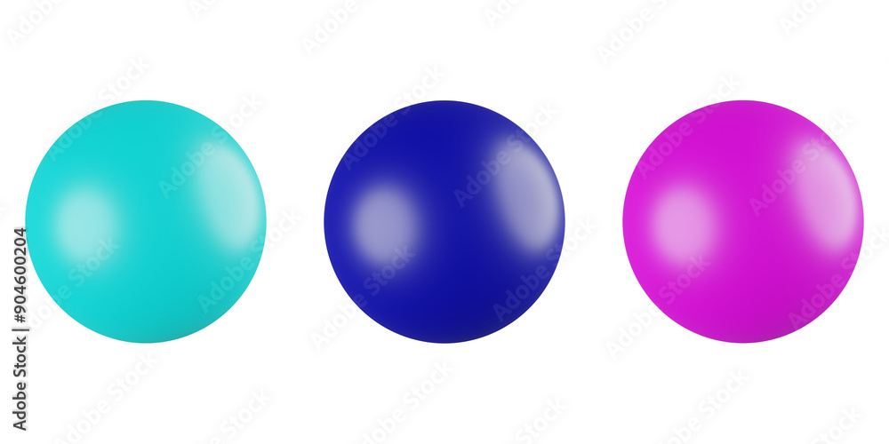 set of 3D Sphere, 3d icon illustration, transparent background set of 3D Sphere, 3d icon illustration, transparent background