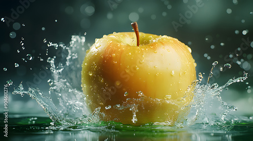 Powerful liquid explosion, Apple