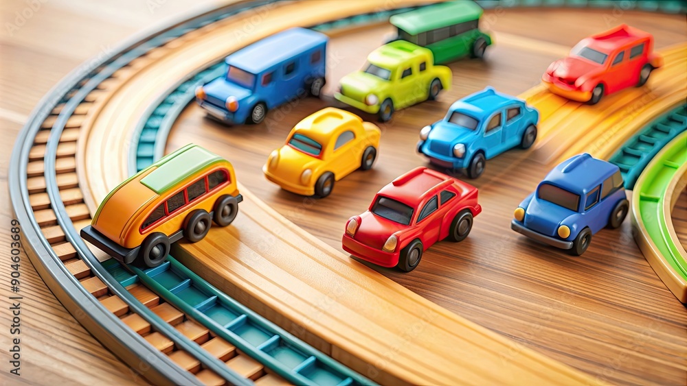 Collection of colorful toy cars on a track, hot wheels, toy cars, playtime, fast, racing, miniature, collection, track, loop, speed Collection of colorful toy cars on a track, hot wheels, toy cars, playtime, fast, racing, miniature, collection, track, loop, speed