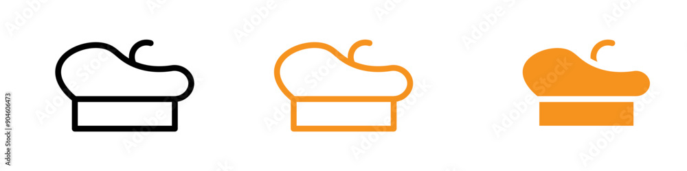 Beret Hat Icon Set Fashion and Style Illustrations for Apparel and Accessories Beret Hat Icon Set Fashion and Style Illustrations for Apparel and Accessories