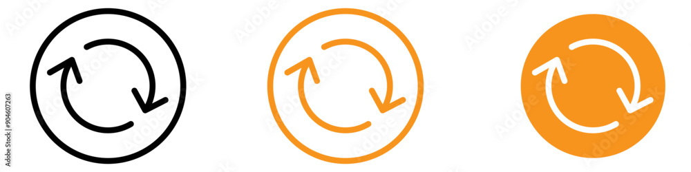 Synchronization Icon Set Data Sync Illustrations for Technology and Computing Synchronization Icon Set Data Sync Illustrations for Technology and Computing
