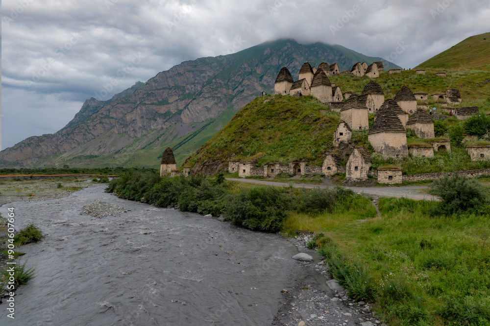 Dargavs necropolis in North Ossetia