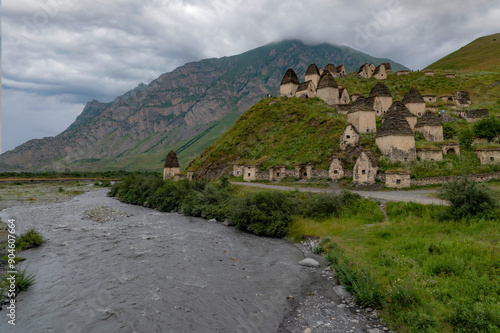 Obraz na płótnie Dargavs necropolis in North Ossetia w salonie