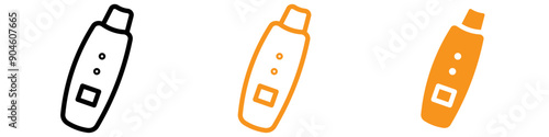 Ultrasonic Face Skin Scrubber Icon Set Beauty Device Illustrations for Skincare