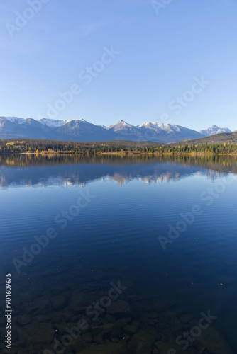 Pyramid Lake on a Sunny Autumn Morning