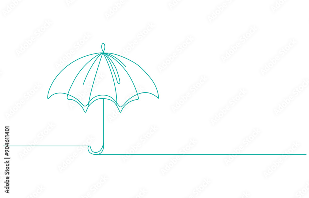 Continuous line drawing of summer vacation concept, sandy beach, beach umbrella, lounge chairs, straw hat, sunglasses and flip flops on tropical beach in single line doodle style. pro vector. Continuous line drawing of summer vacation concept, sandy beach, beach umbrella, lounge chairs, straw hat, sunglasses and flip flops on tropical beach in single line doodle style. pro vector.