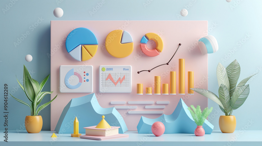 Business presentation with innovative concepts Business presentation with innovative concepts