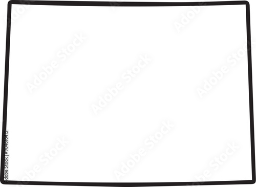 Vector Colorado Outline