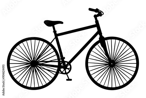 bicycle icon, bicycle vector silhouette illustration