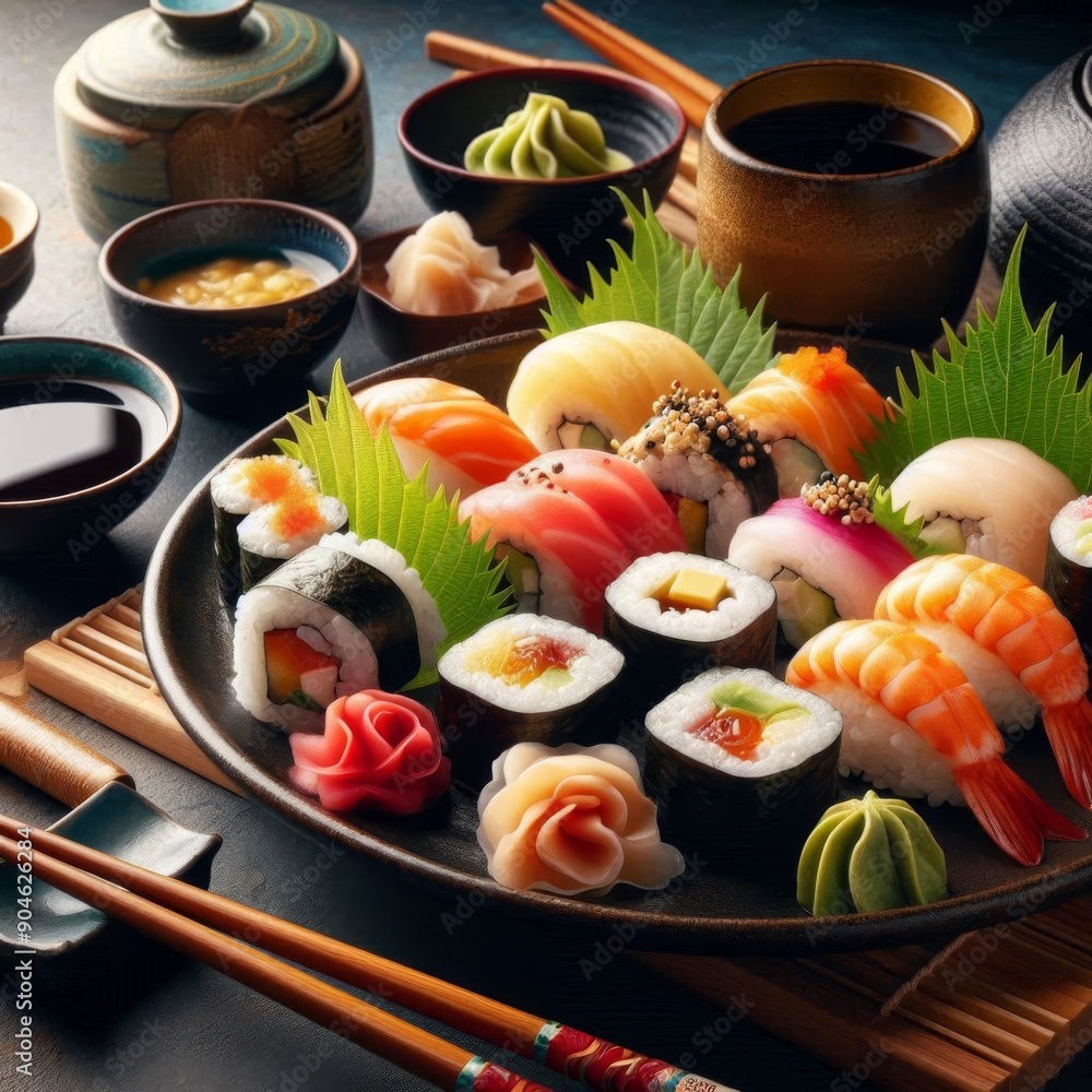 Authentic Japanese Sushi and Rolls Enjoyment Authentic Japanese Sushi and Rolls Enjoyment