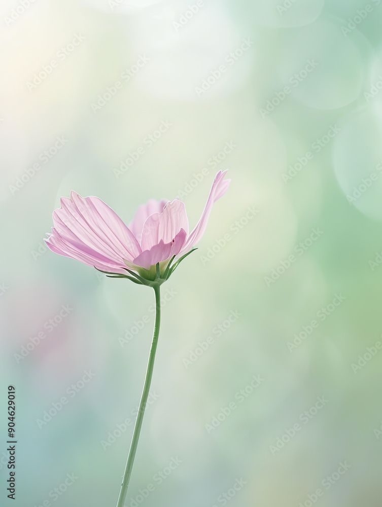 Gentle Cosmos Flower in Soft Focus Gentle Cosmos Flower in Soft Focus