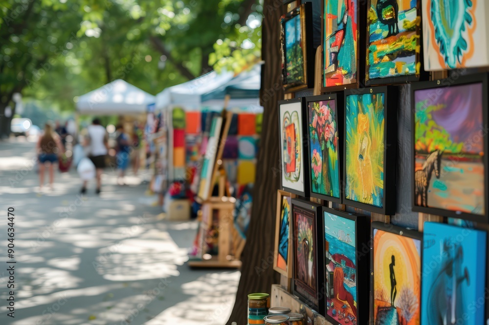 Arts festival: A colorful art fair Arts festival: A colorful art fair
