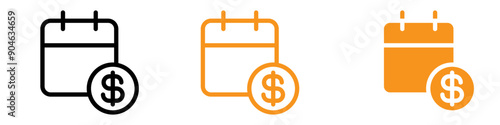 Annuity Due Payment Icon for Financial Contracts