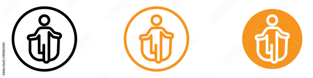 Energetic Man Jumping with Skipping Rope Icon for Fitness and Exercise Graphics Perfect for Representing Cardio Workouts and Physical Activity Energetic Man Jumping with Skipping Rope Icon for Fitness and Exercise Graphics Perfect for Representing Cardio Workouts and Physical Activity