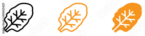 Nutritious Spinach Icon for Food and Health Graphics Essential for Representing Spinach and Healthy Eating