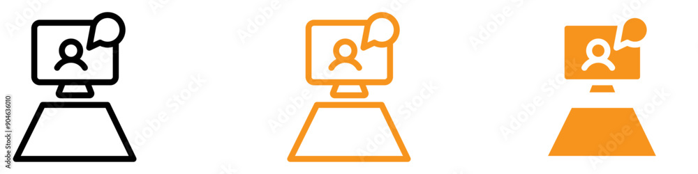 Interactive Video Conference Icon for Communication and Technology Graphics Ideal for Representing Virtual Meetings and Video Calls Interactive Video Conference Icon for Communication and Technology Graphics Ideal for Representing Virtual Meetings and Video Calls