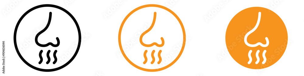 Air Quality Nose with Smoke Icon for Pollution and Health Warnings Graphics Ideal for Representing Smoke Inhalation and Air Quality Alerts Air Quality Nose with Smoke Icon for Pollution and Health Warnings Graphics Ideal for Representing Smoke Inhalation and Air Quality Alerts