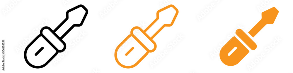 Handy Screwdriver Icon for Tools and Repair Graphics Essential for Representing Screwdrivers and Repair Tools Handy Screwdriver Icon for Tools and Repair Graphics Essential for Representing Screwdrivers and Repair Tools