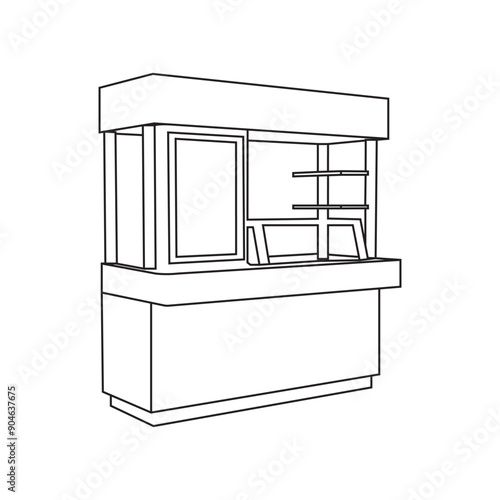 sales kiosk design