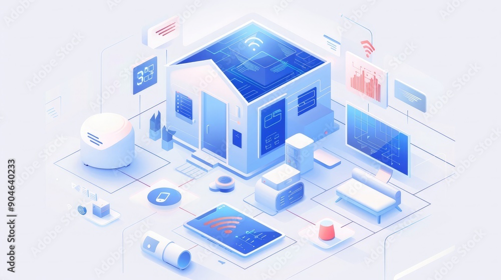 An AI-driven smart home assistant managing and automating daily household tasks. An AI-driven smart home assistant managing and automating daily household tasks.