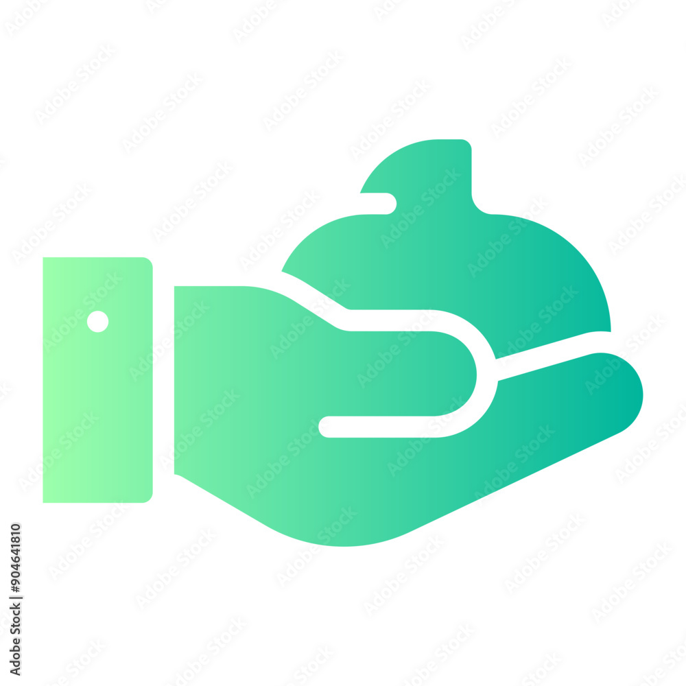 washing hands gradient icon washing hands gradient icon