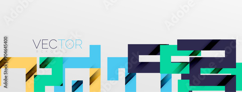 Color bend lines with shadow texture effect. Vector Illustration For Wallpaper, Banner, Background, Card, Book Illustration, landing page