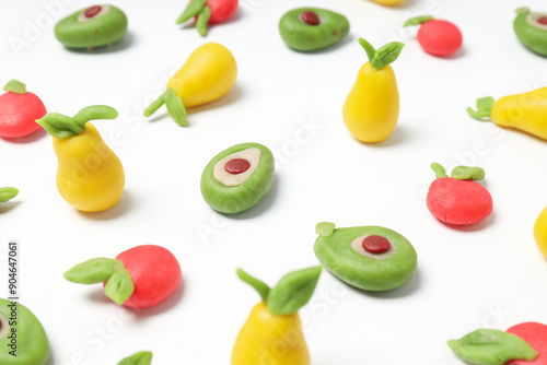 Wallpaper Mural Marzipan, concept of tasty and delicious sweet food Torontodigital.ca