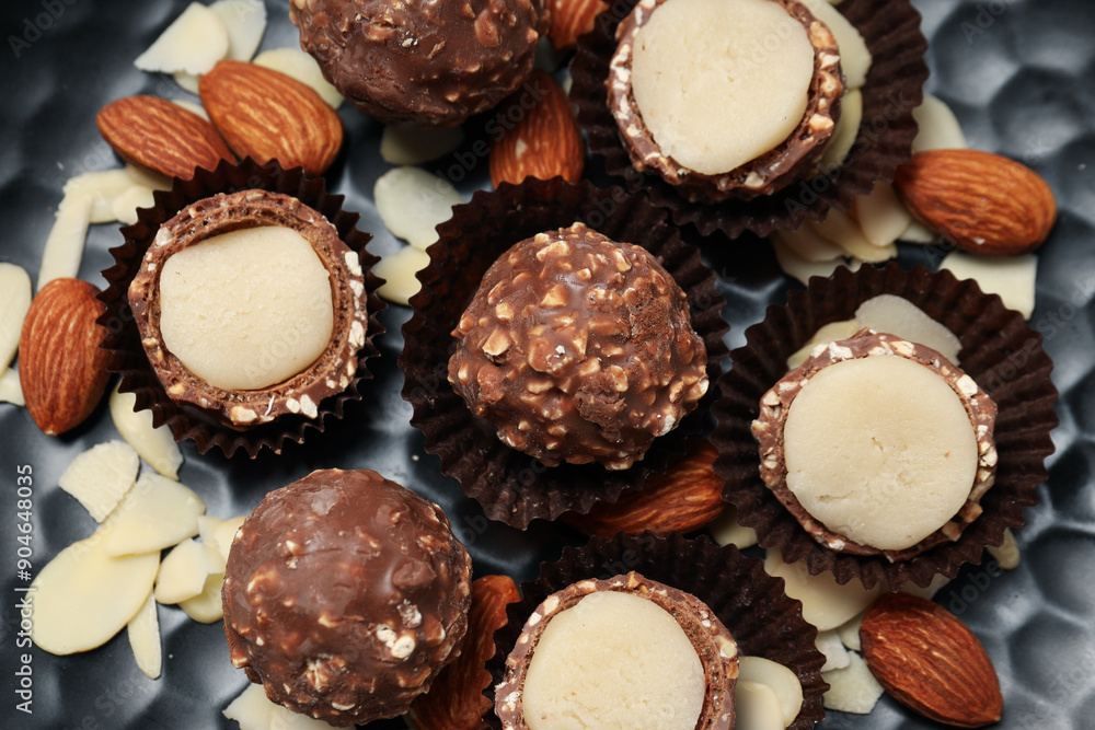 Marzipan, concept of tasty and delicious sweet food Marzipan, concept of tasty and delicious sweet food