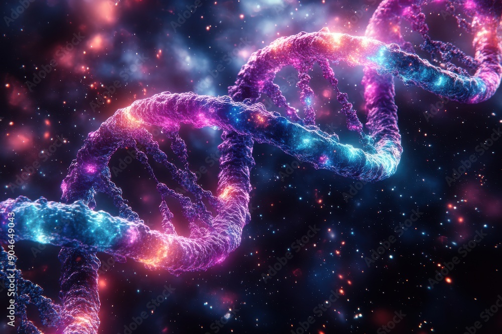 Cosmic DNA Double Helix, Fusion of Genetics and Universe Cosmic DNA Double Helix, Fusion of Genetics and Universe