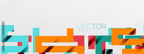 Color bend lines with shadow texture effect. Vector Illustration For Wallpaper, Banner, Background, Card, Book Illustration, landing page