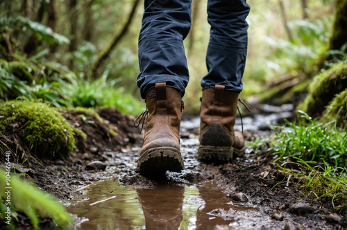 Footprints of an Adventurer Finding Oneself in the Wild