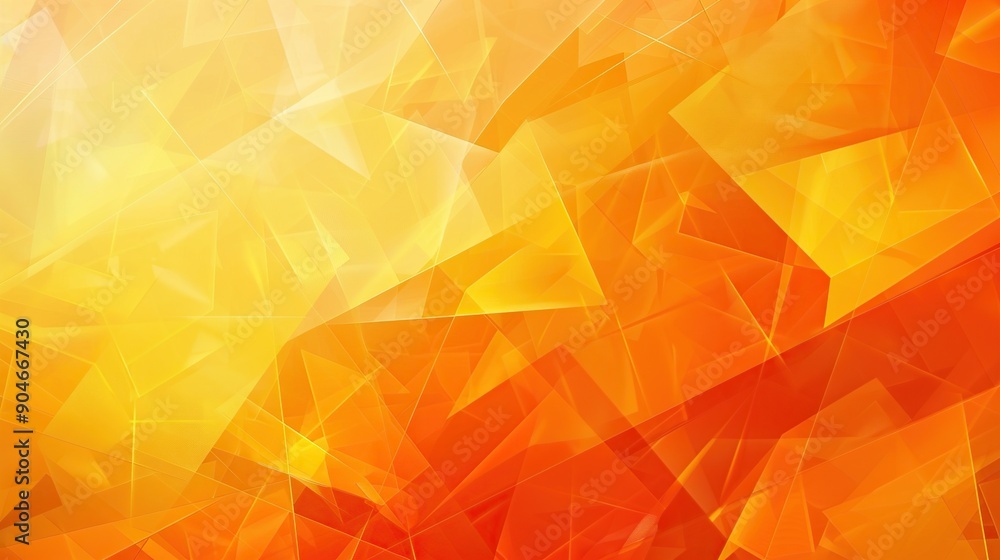 Abstract orange and yellow geometric background Abstract orange and yellow geometric background