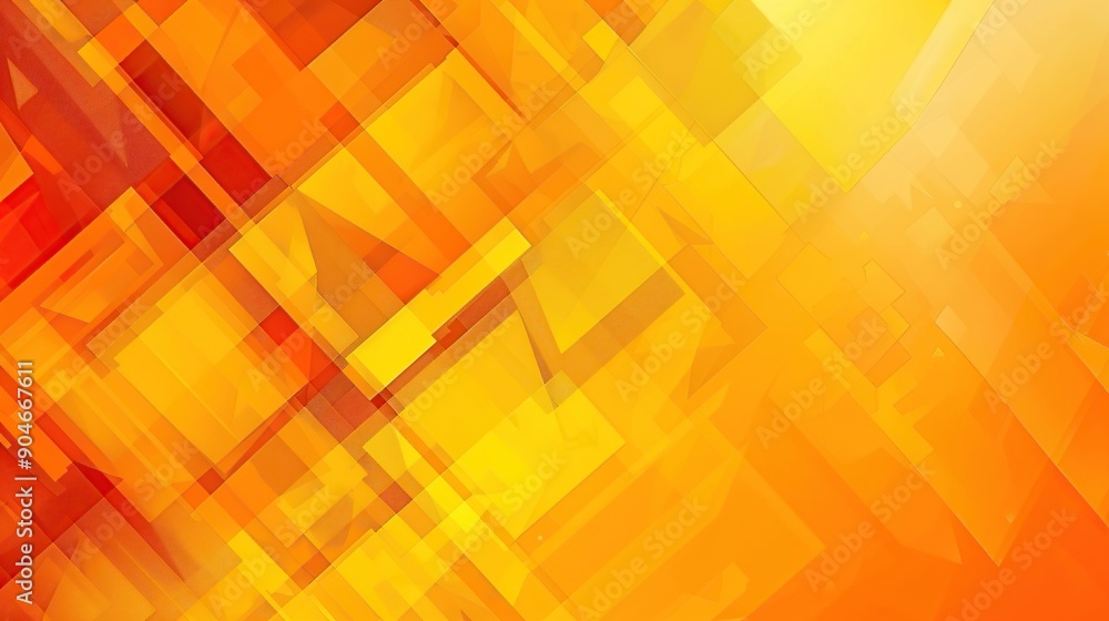 Abstract orange and yellow geometric background Abstract orange and yellow geometric background
