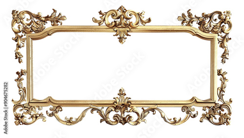 Minimalist_Rectangle_vintage_gold_frame_for_web_presentation