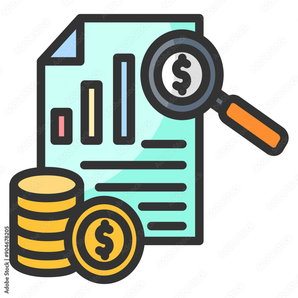 Investment Analysis Icon Element For Design Investment Analysis Icon Element For Design