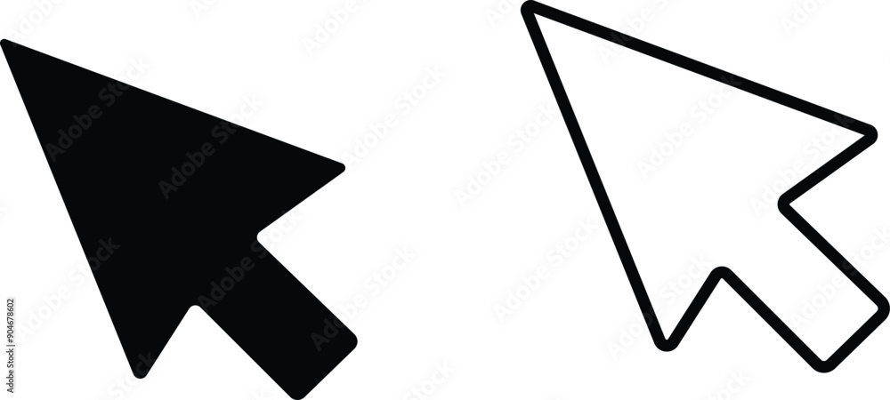 black and white arrows corser icon set black and white arrows corser icon set