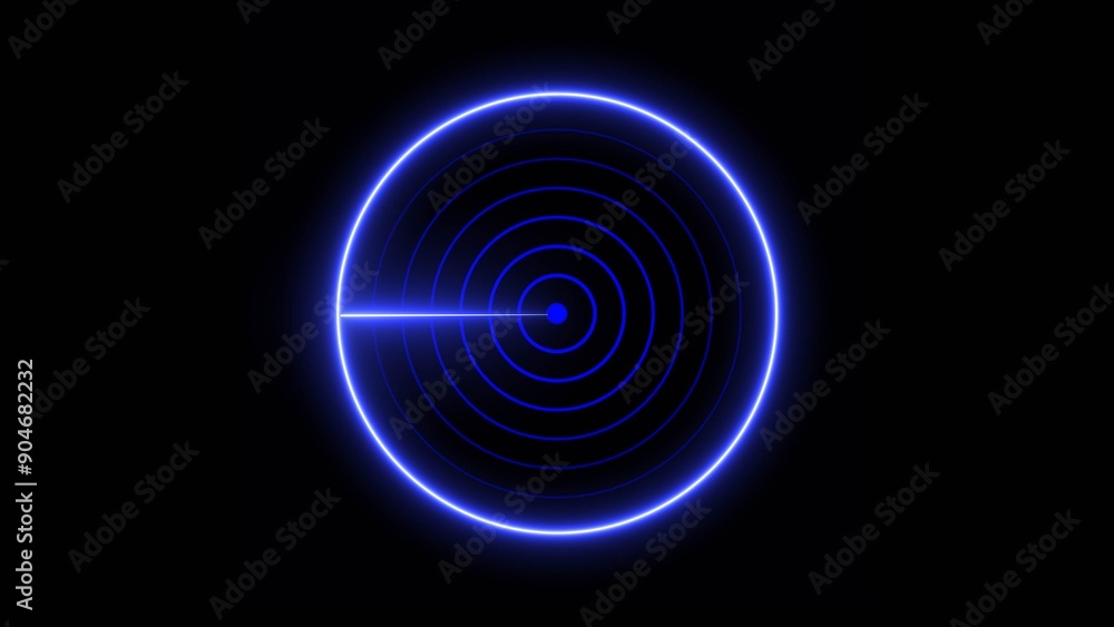 Neon light ship radar and plane radar icon conceptual location searching background illustration 4k. Neon light ship radar and plane radar icon conceptual location searching background illustration 4k.