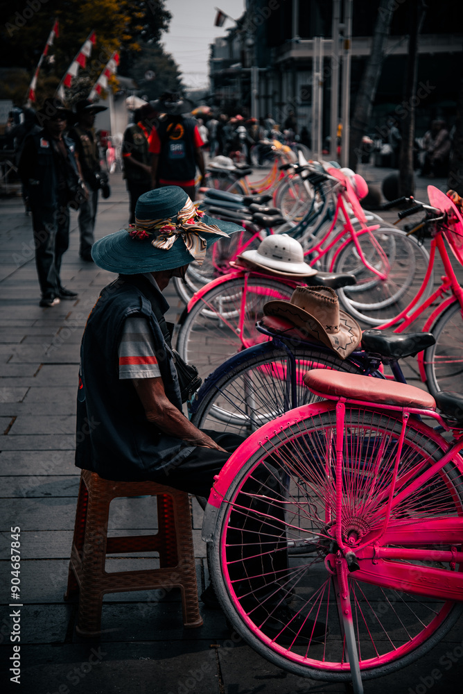 bicycles in the city bicycles in the city