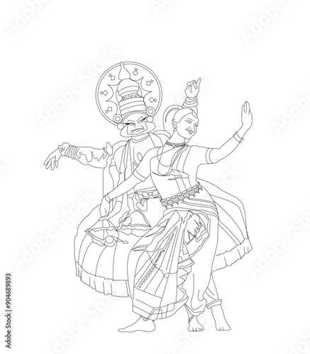 Wallpaper Mural Kathakali_2 Torontodigital.ca