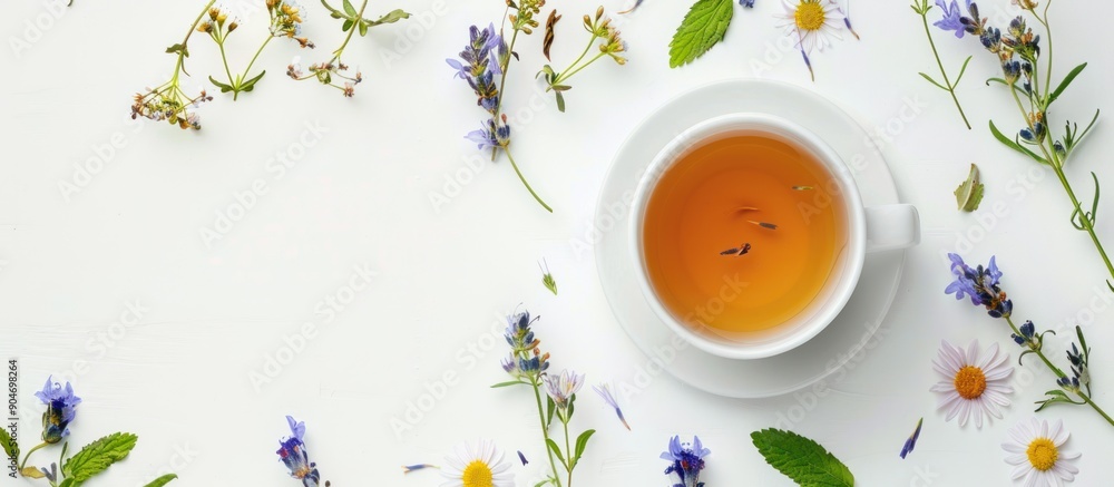 Herbal Tea with Flowers Herbal Tea with Flowers